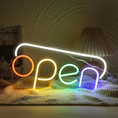 Neon licht Open