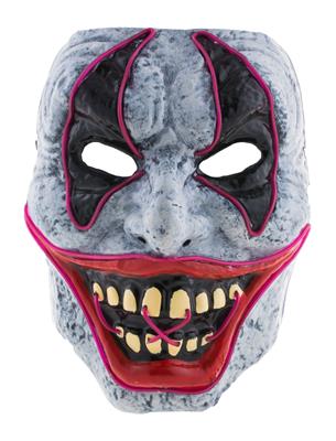 Masker clown met licht