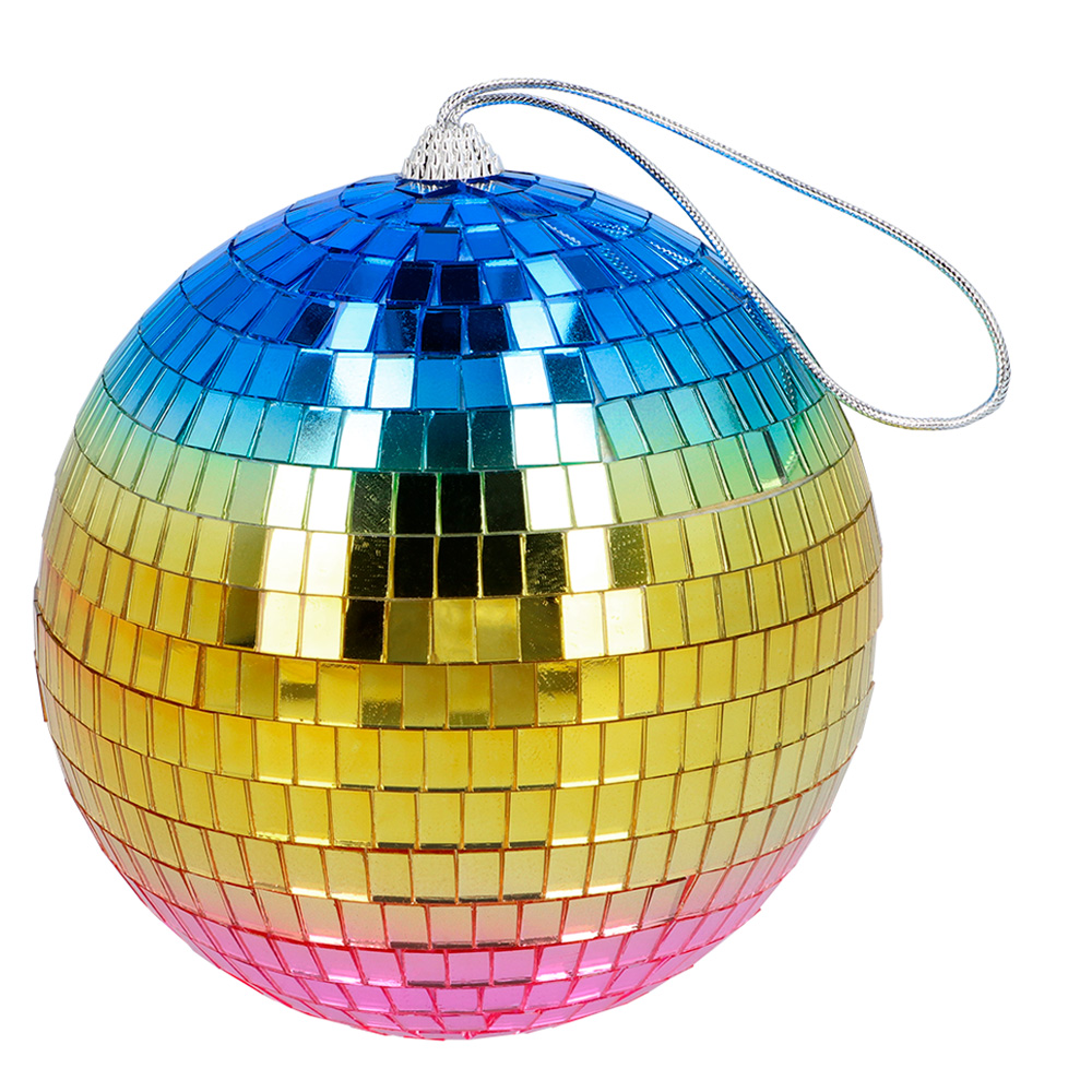 Disco bal regenboog (Ø 15 cm)