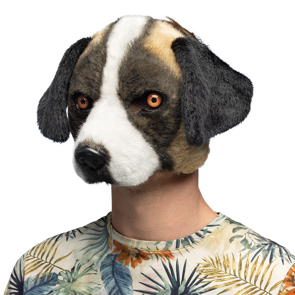 Pluchen halfmasker Bernard
