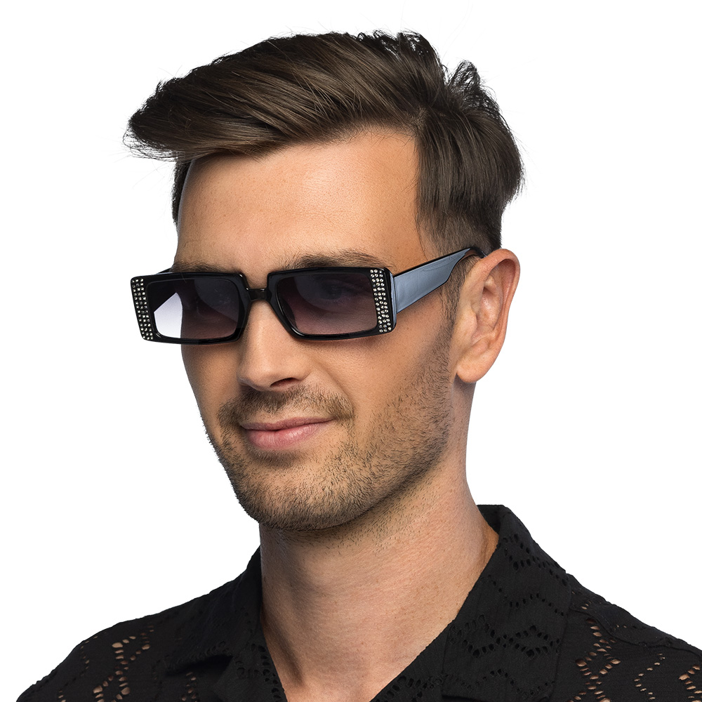 Partybril Escape zwart