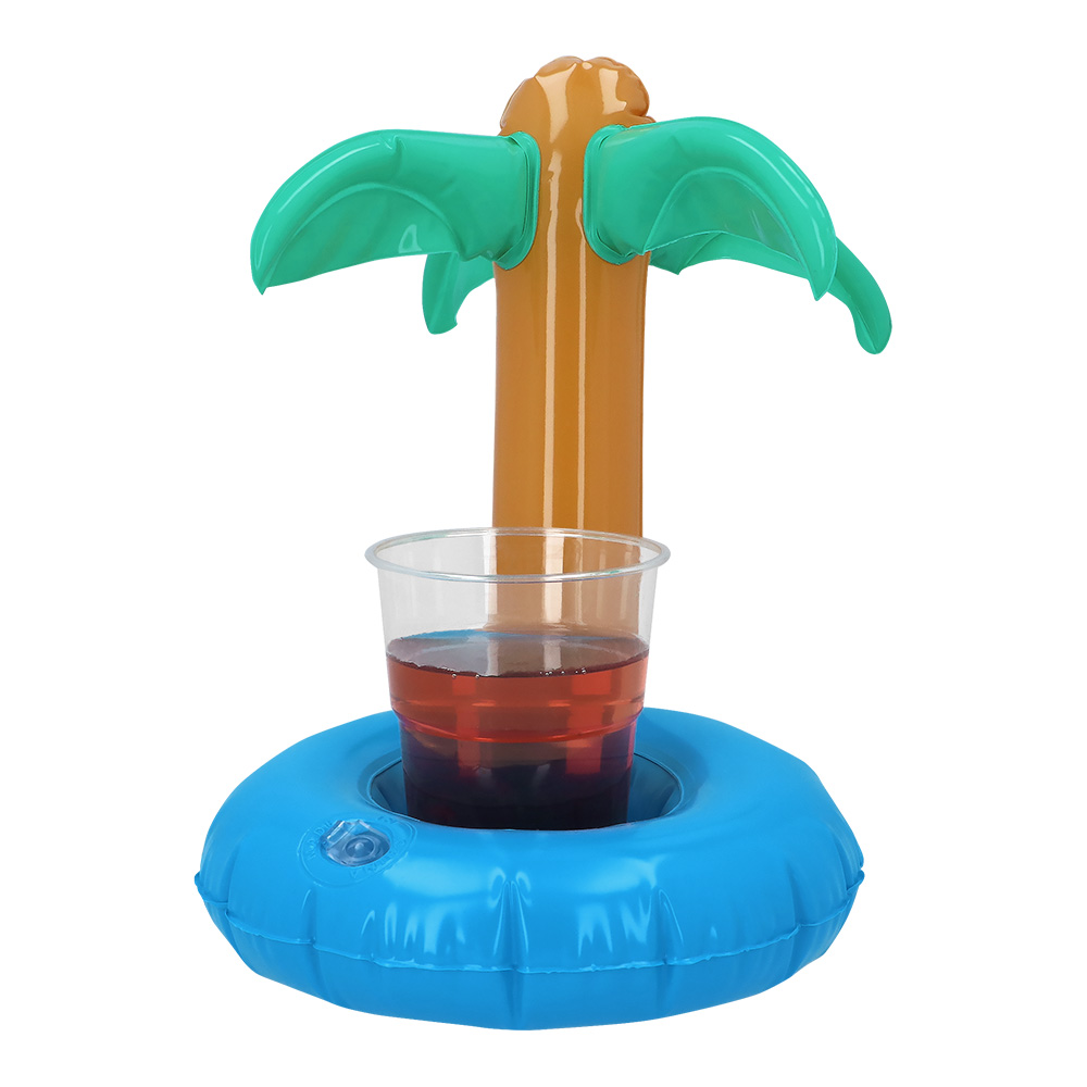 Opblaasbare bekerhouder Palmboom (Ø 17 cm)