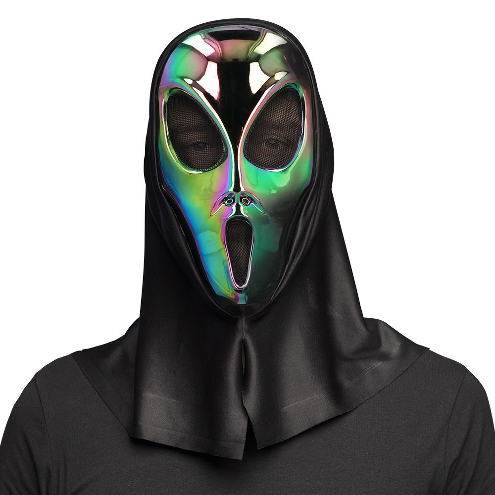 Gezichtsmasker Cosmic alien met kap