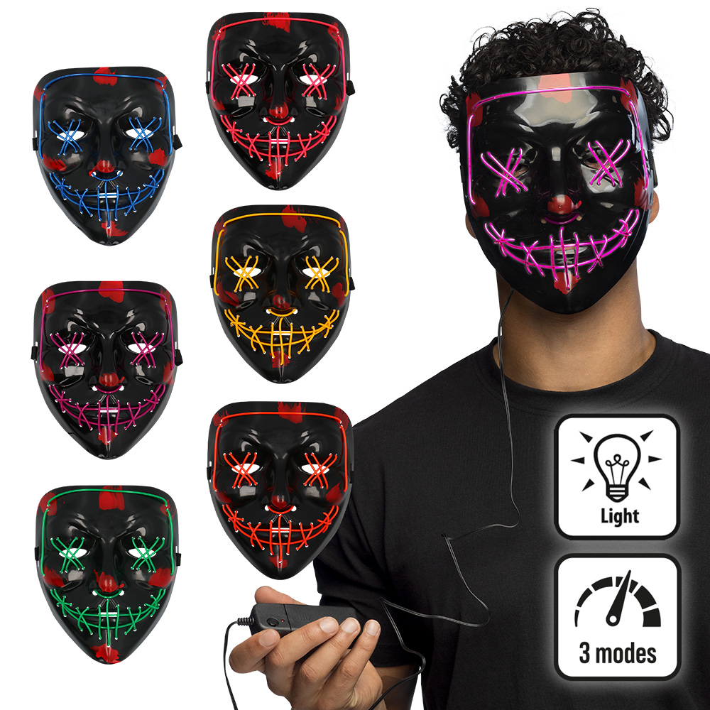 LED masker Promo 6 ass.