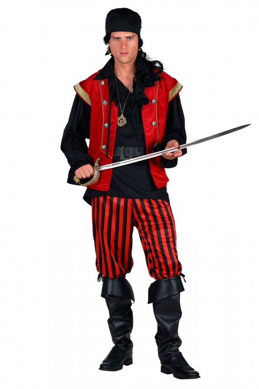 Heren Piratenkostuum "Black Beard"