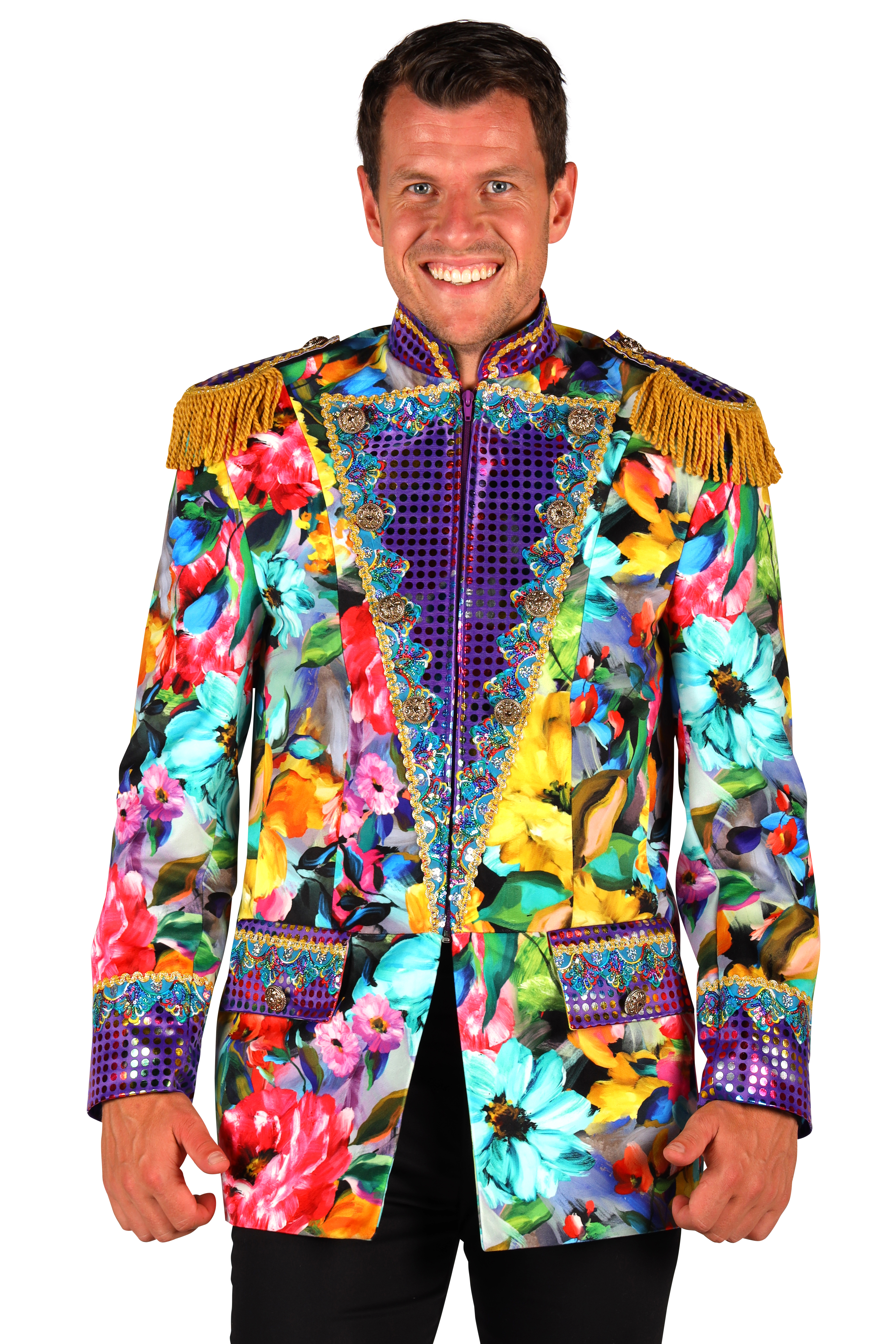 Herenjas Flower Star mix van kleuren