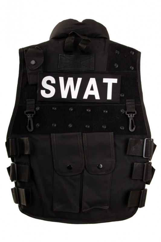 Vest Swat volwassen luxe S/M