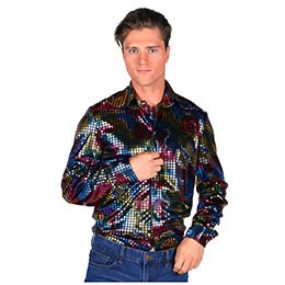 Heren shirt disco