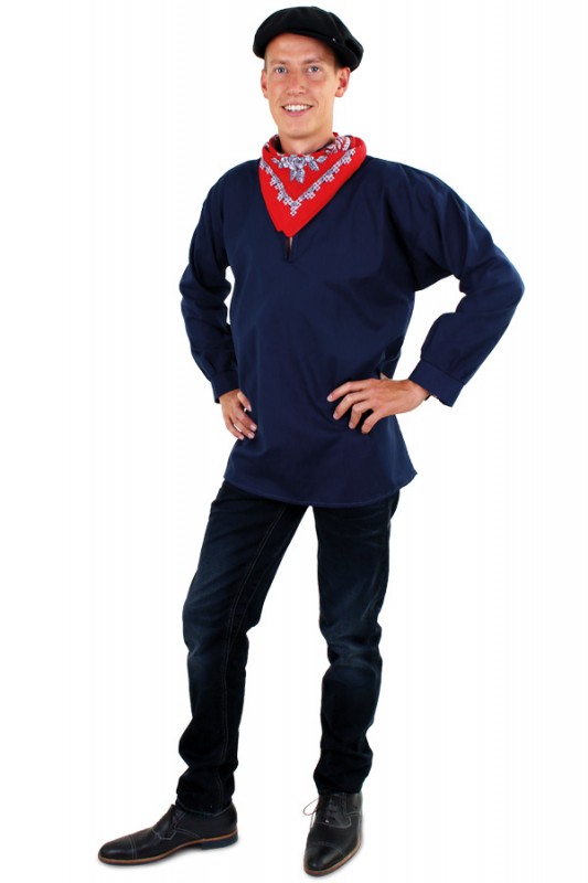 Blauwe kiel unisex xs