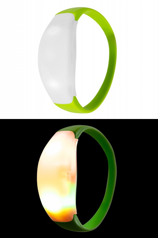 Armband oranje-groen licht per 6