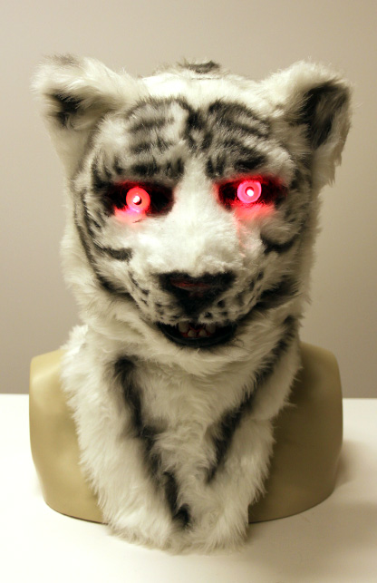 Volkop masker tijger wit lichtgeven