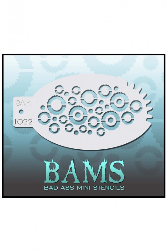 Bad Ass Mini stencil 1022