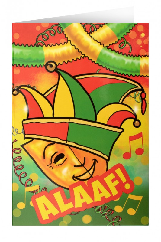 Wenskaart masker alaaf