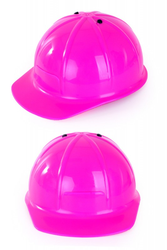 Verstelbare bouwhelm roze