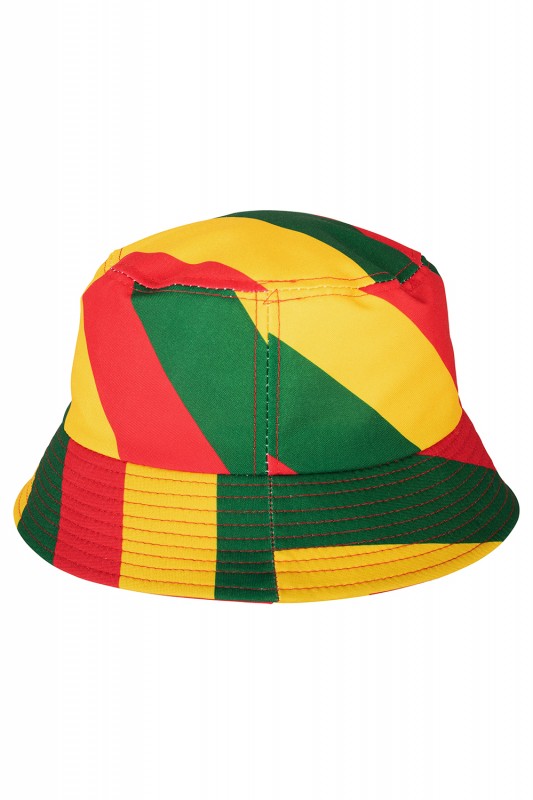Vissershoedje rood / geel / groen
