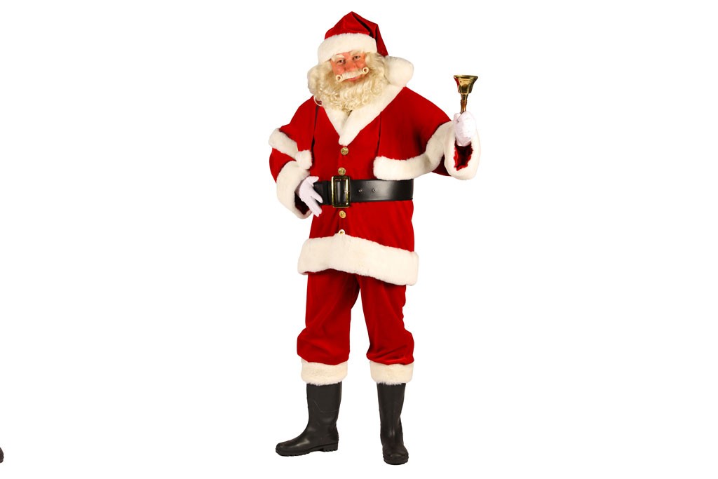 Kerstman met cape deluxe