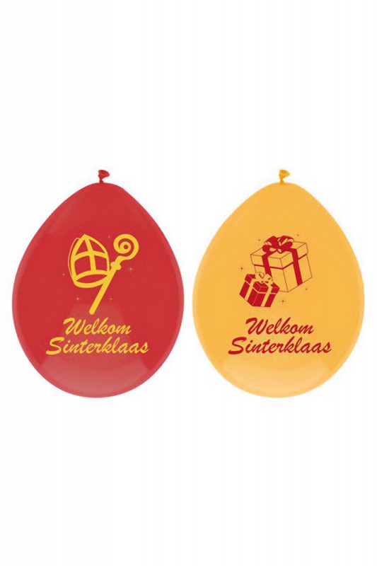 Ballon Welkom Sinterklaas 6 st