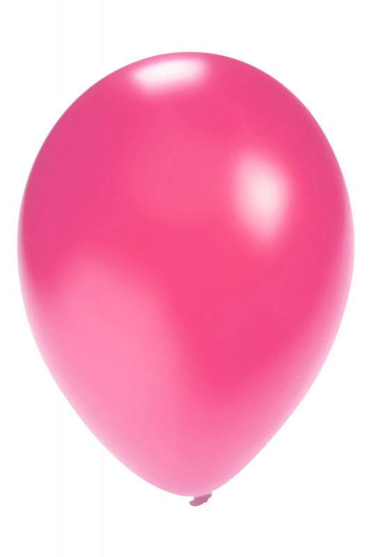 Ballon roze 12 inch per 8