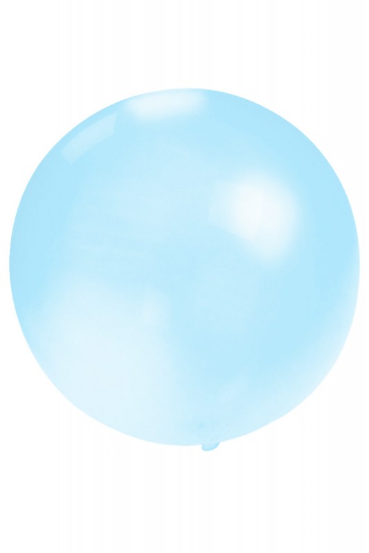 Ballon lichtblauw 24 inch per 10
