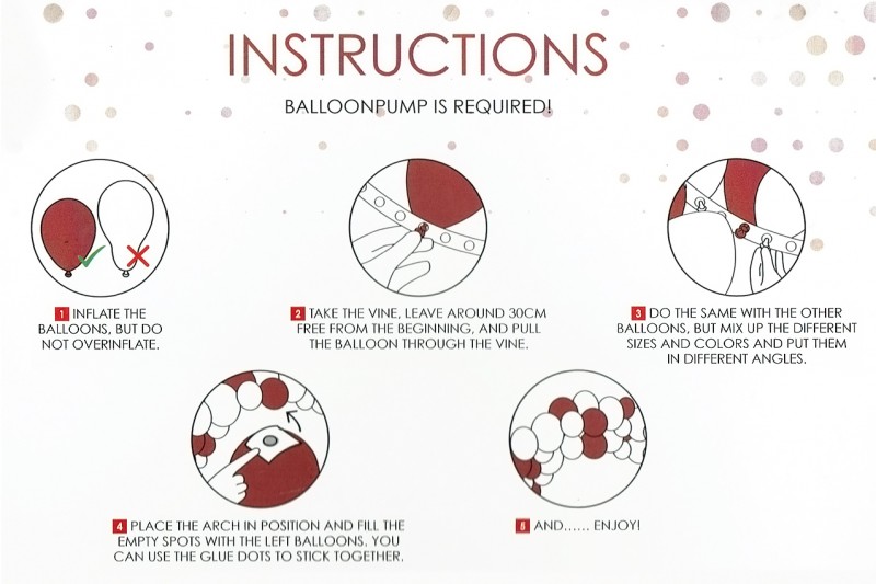 Ballon Deco Kit regenboog