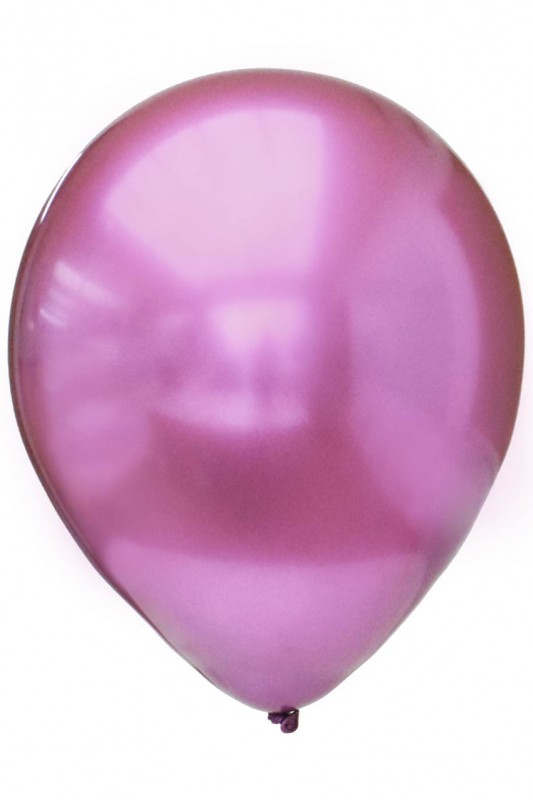 Ballon Platinum Chrome Roze 11 inch