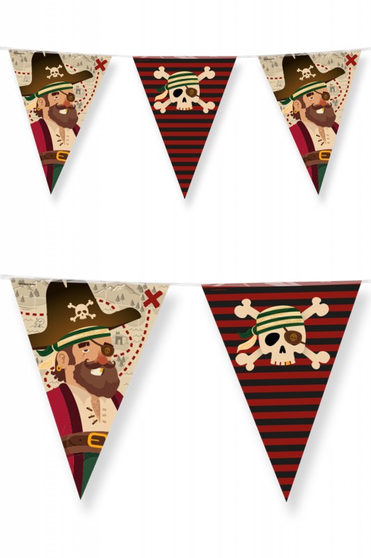 Vlaggenlijn Pirates 10 meter