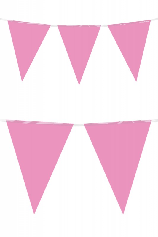 Vlaggenlijn Fuchsia 10 meter