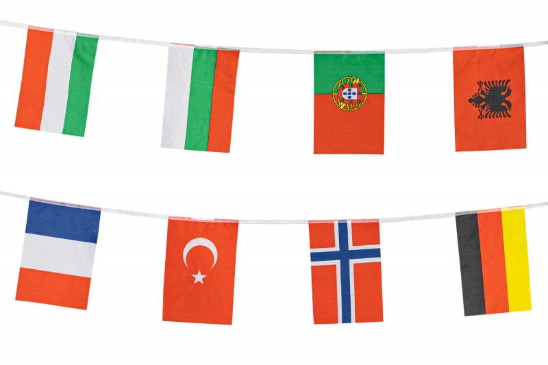 Vlaggenlijn Internationaal 9 mtr