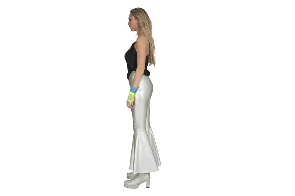 Disco Fever Broek Dames Zilver