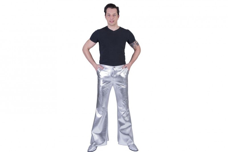 Disco Fever Broek Zilver heren