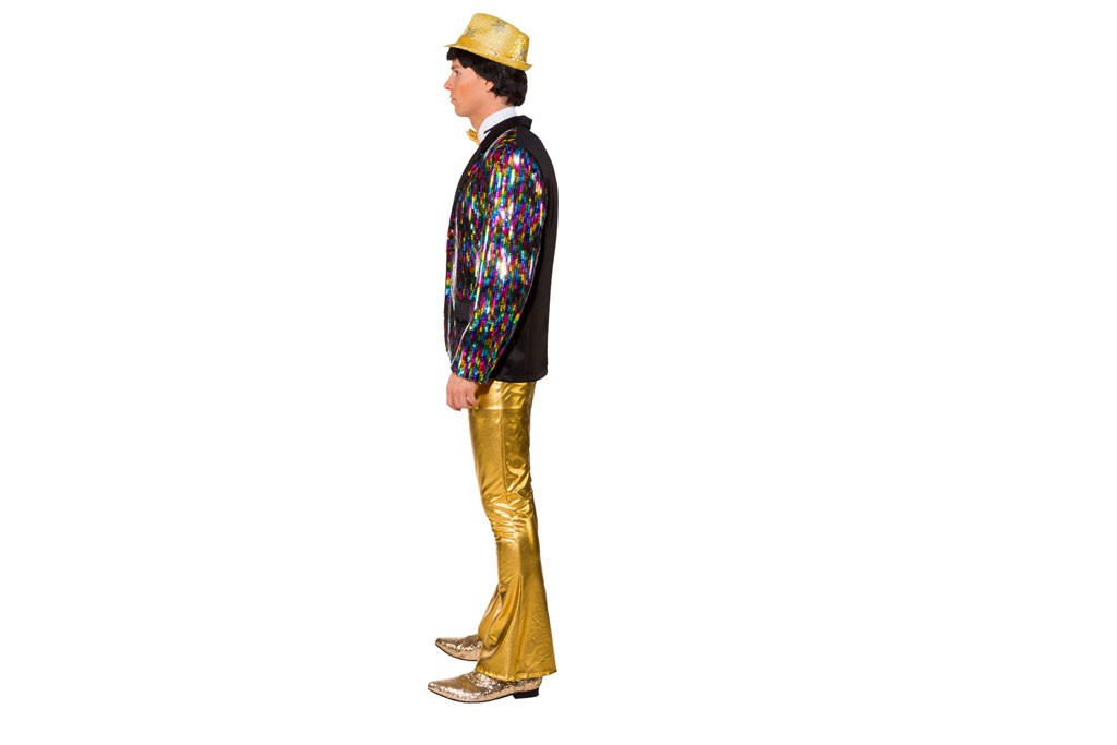 Broek Disco Goud 