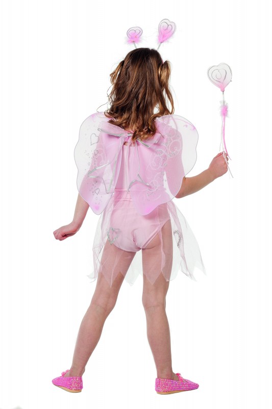 Verkleedset prinses incl. vleugels