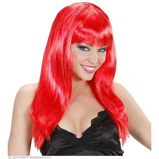 pruik, beautiful rood
