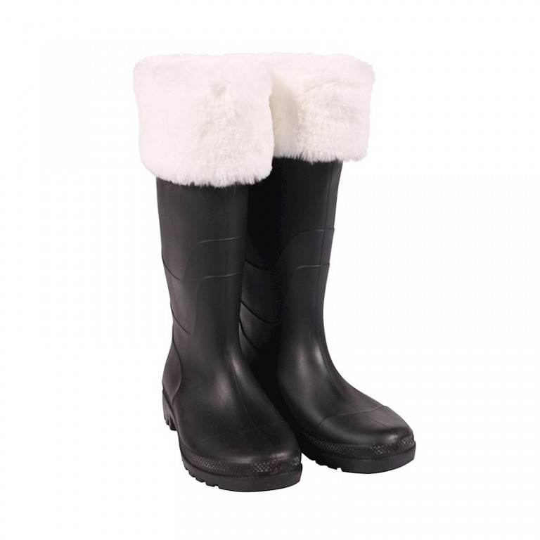 Kerstmanlaars luxe met bont