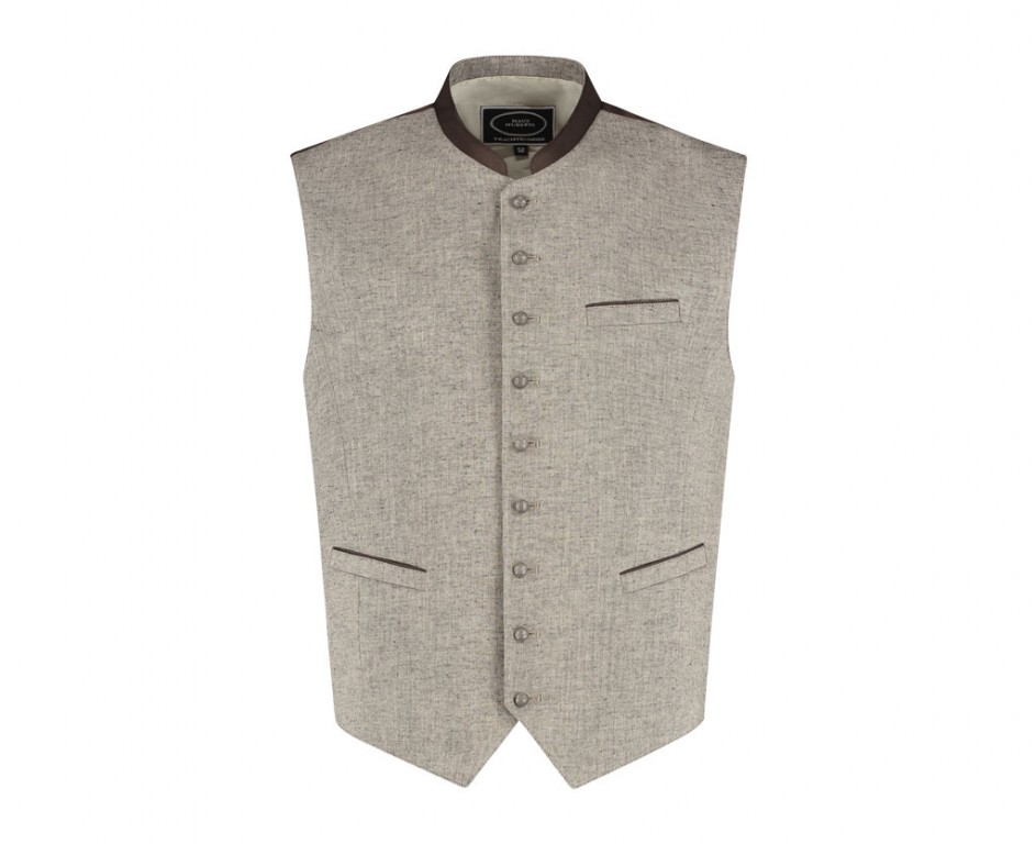 Vest oktoberfest ruitjesmotief