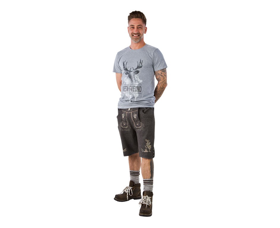 Lederhose joggingbroek fleece