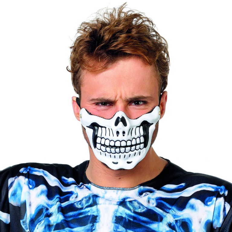 bespotten Oneffenheden gezond verstand Koop Masker half skelet mond | Robbies Feestkleding
