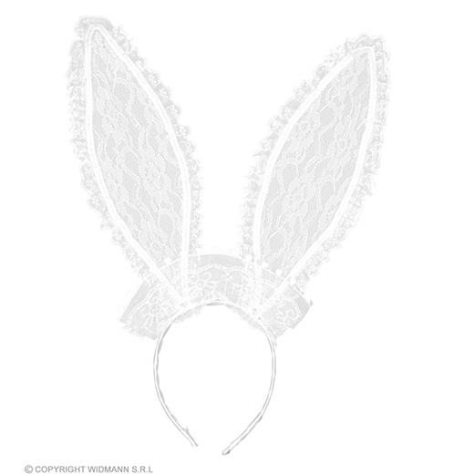 bunny oren kant, wit