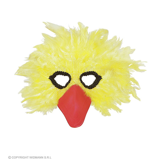 veren masker vogel, geel