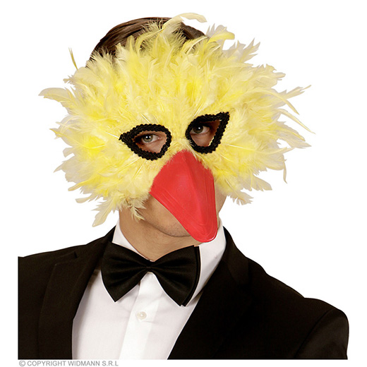 veren masker vogel, geel
