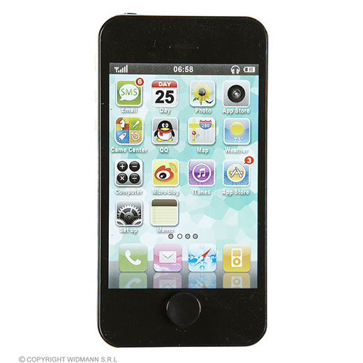 spuitende mobiele telefoon