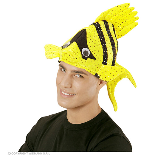 hoed tropische vis, geel