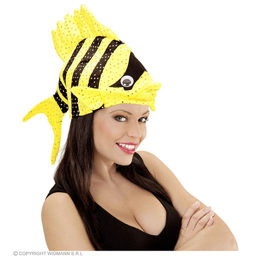 hoed tropische vis, geel