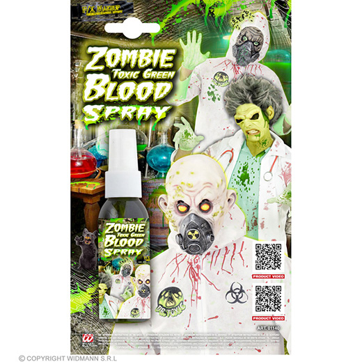 zombie bloedspray, groen 48ml