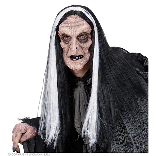 masker heks met haar