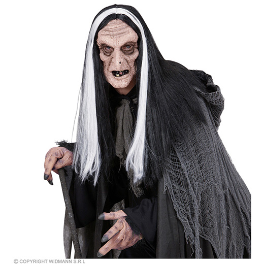 masker heks met haar