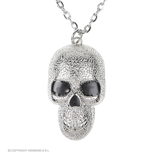 ketting zilver met schedels