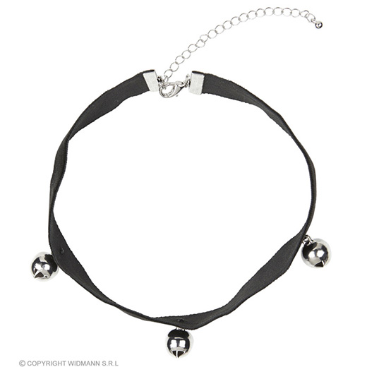 katten nekband met 3 belletjes