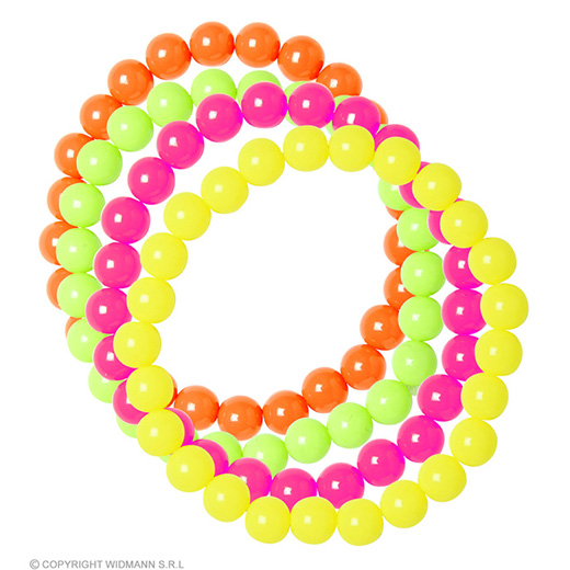 neon geparelde armband