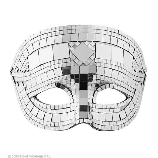 masker disco zilver